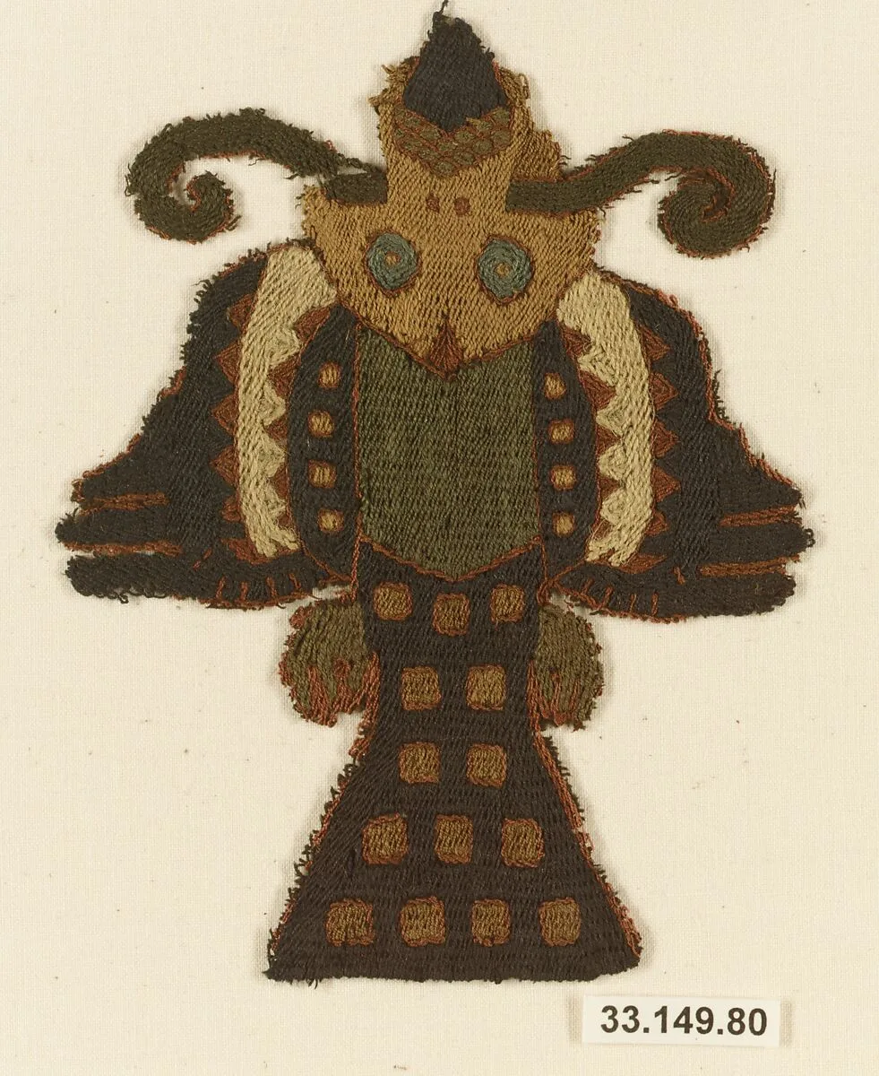 Embroidered Fragment — Unknown