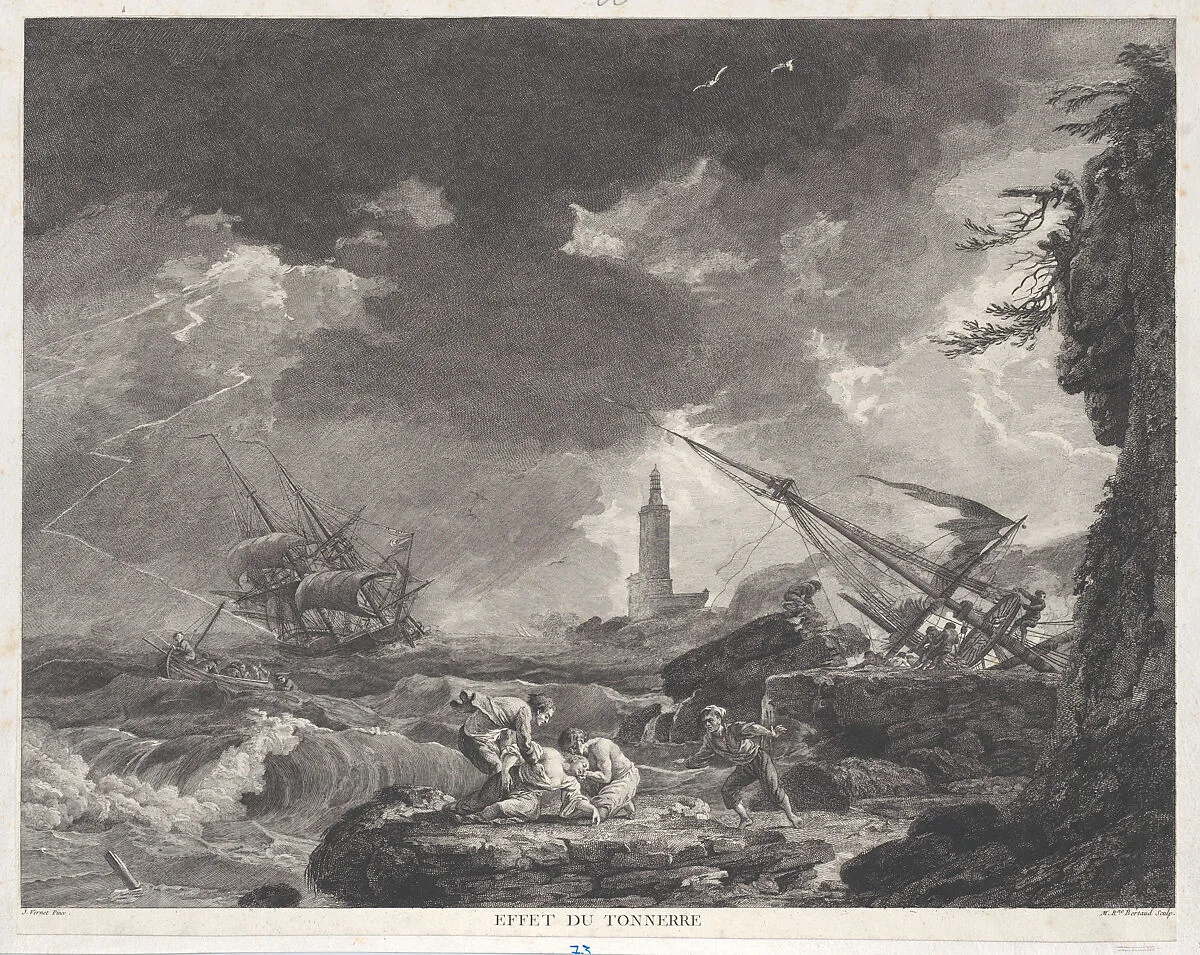 Effect of Thunder — Bertaud|Joseph Vernet