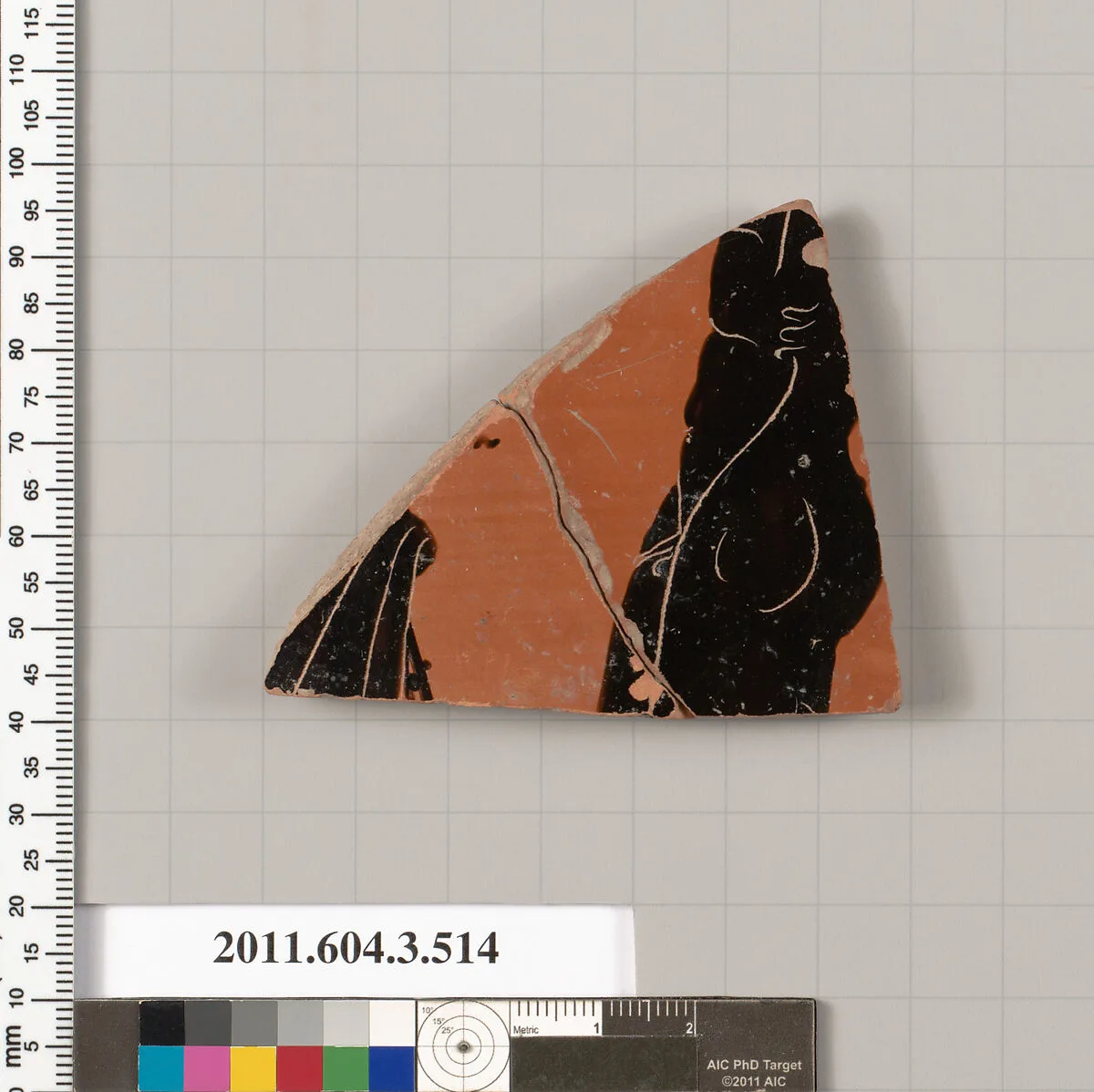 Terracotta fragment of a column-krater (bowl for mixing wine and water) — Unknown