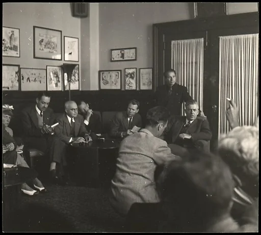 Henry Wallace with Group