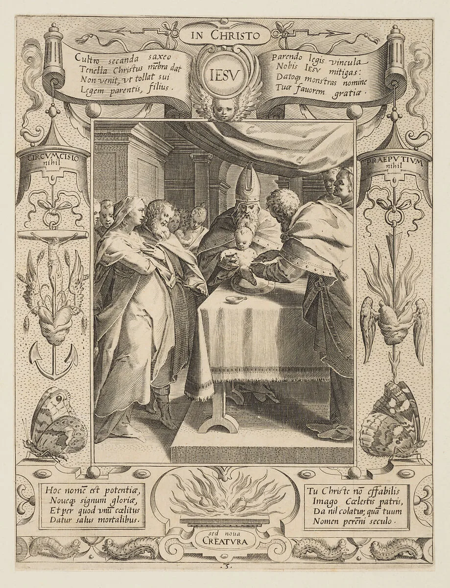 Circumcision — Aegidius Sadeler II|Hans von Aachen|Joris Hoefnagel