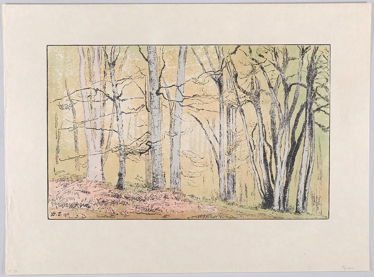 The Approaching Autumn (Fontainebleau) — Amédée Joyau