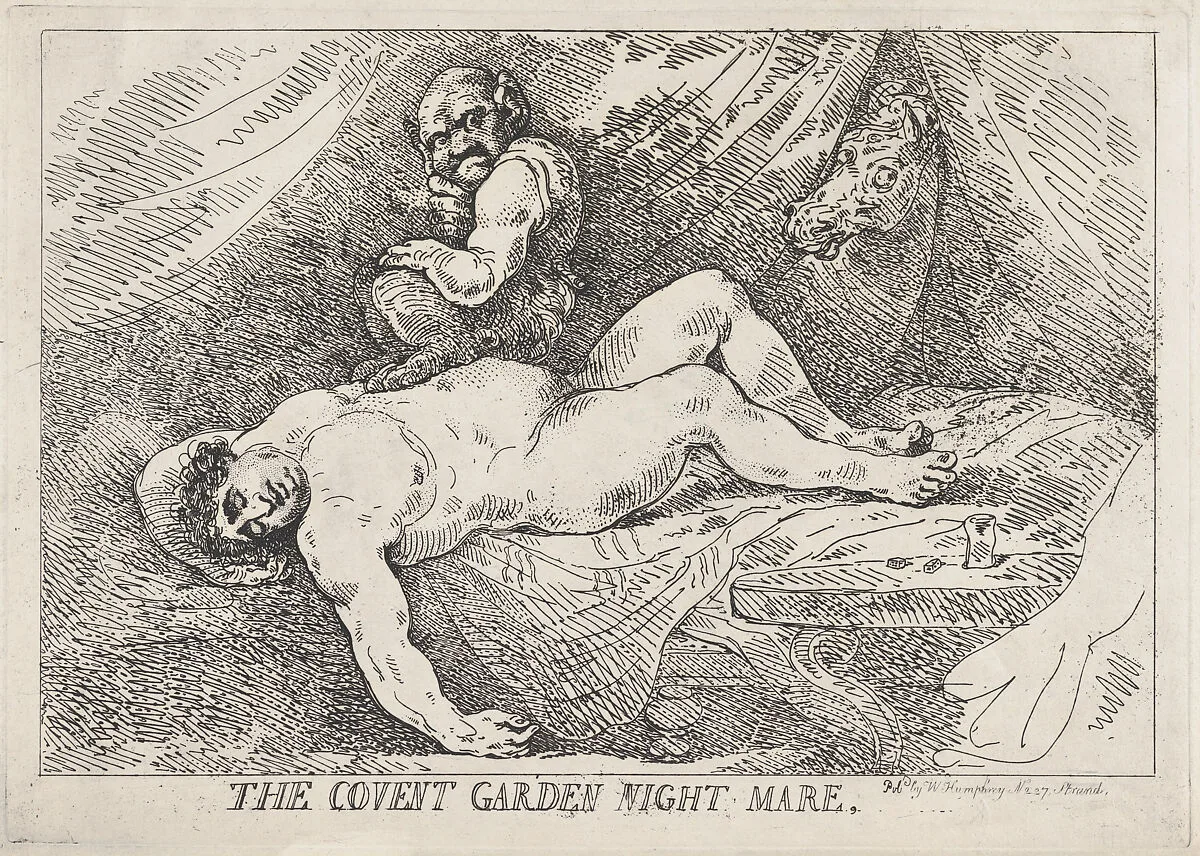 The Covent Garden Night Mare — William Humphrey|Thomas Rowlandson|Charles James Fox