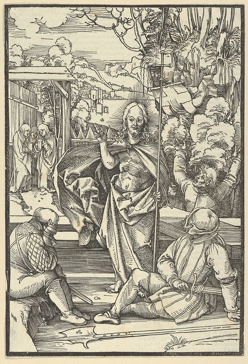 The Resurrection, from Speculum passionis domini nostri Ihesu Christi — Hans Schäufelein|Ulrich Pinder|Friedrich Peypus