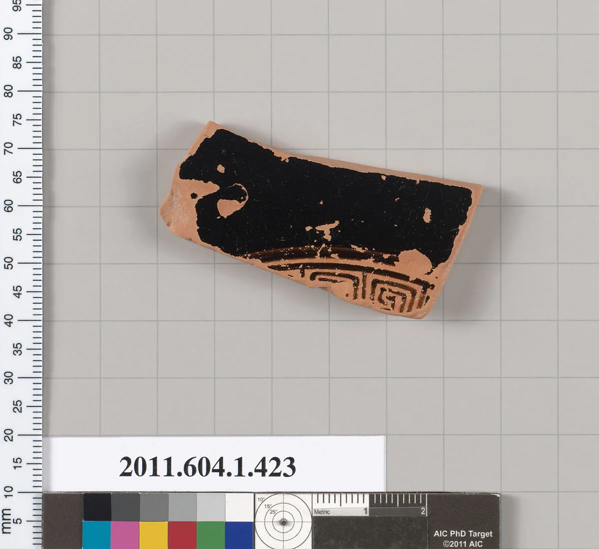 Terracotta fragment of a kylix (drinking cup) — Unknown