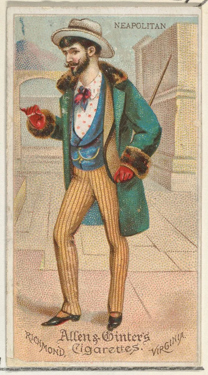 Neapolitan, from World's Dudes series (N31) for Allen & Ginter Cigarettes — Allen & Ginter