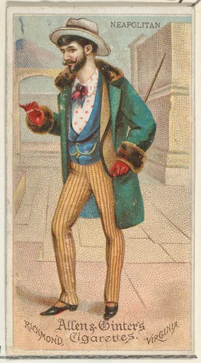 Neapolitan, from World's Dudes series (N31) for Allen & Ginter Cigarettes