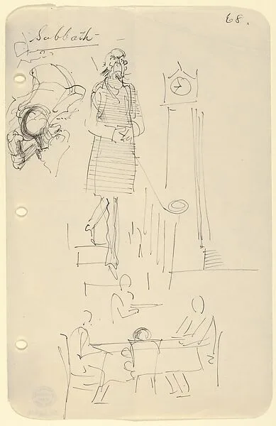 Sketches for The Story of a Bad Boy — Reginald Marsh