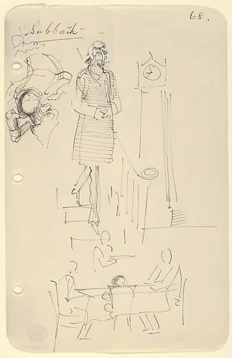 Sketches for The Story of a Bad Boy