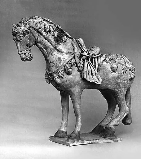 唐  彩繪陶馬|Horse