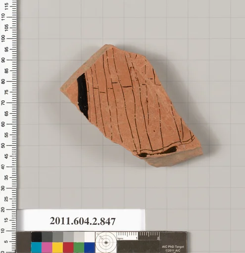 Terracotta fragment of a bell-krater (bowl for mixing wine and water)