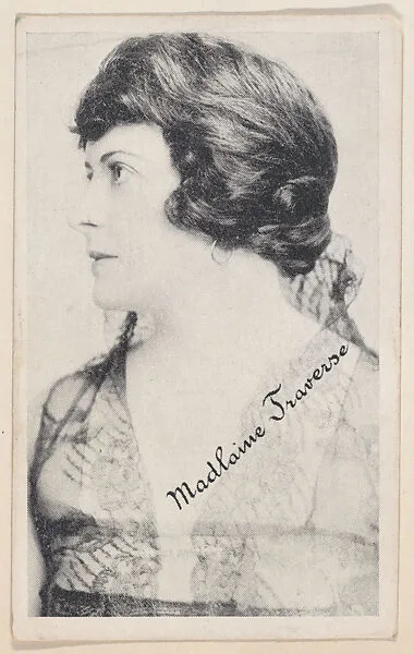 Madlaine Traverse from Kromo Gravure "Leading Moving Picture Stars" (W623) — Kromo Gravure Photo Company, Detroit, Michigan