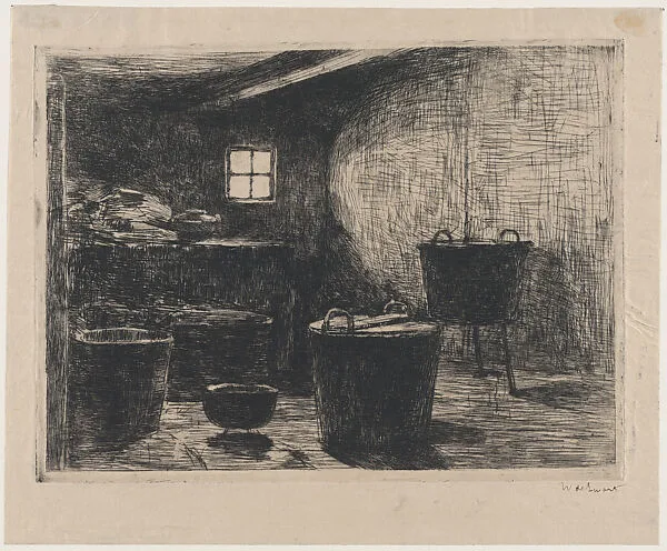 Interior of a Kitchen — Willem de Zwart