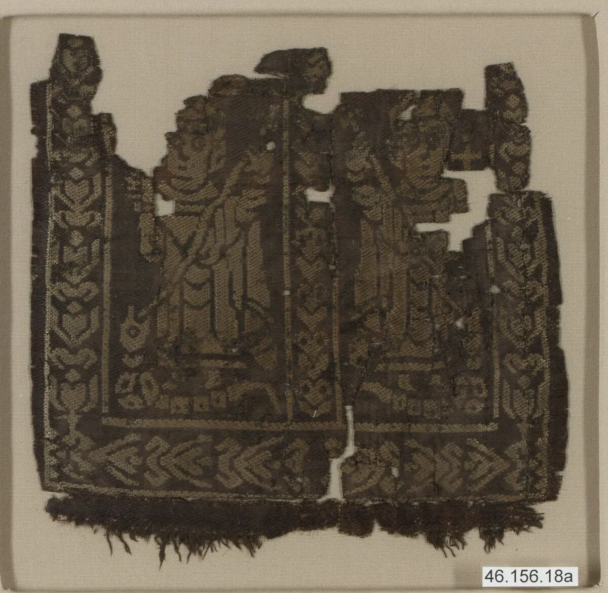 Square with Holy Warriors Spearing a Serpent — Unknown