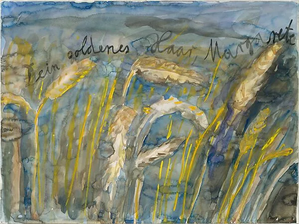 Your Golden Hair, Margarete — Anselm Kiefer