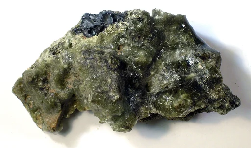 Pieces of slag from glazing process