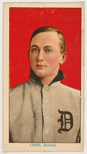 Ty Cobb, Detroit, from Coupon Cigarettes Baseball Issue, 1914-1916 — Coupon Cigarettes