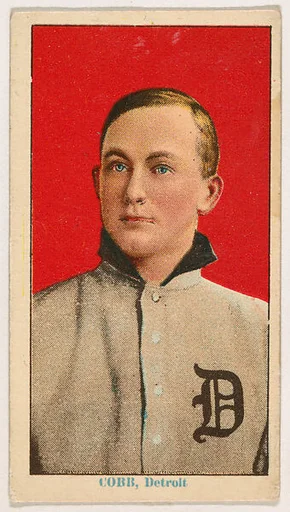 Ty Cobb, Detroit, from Coupon Cigarettes Baseball Issue, 1914-1916