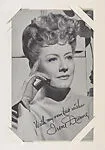 Irene Dunne from Movie Stars Exhibit Cards series (W401) — Unknown