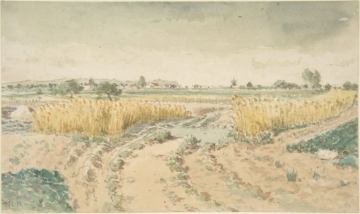 Wheatfields — Théodore Rousseau