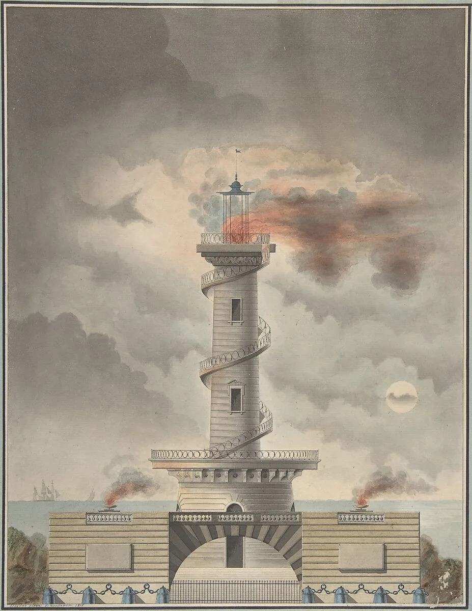 Design for a Lighthouse (Margate?) — Debenne