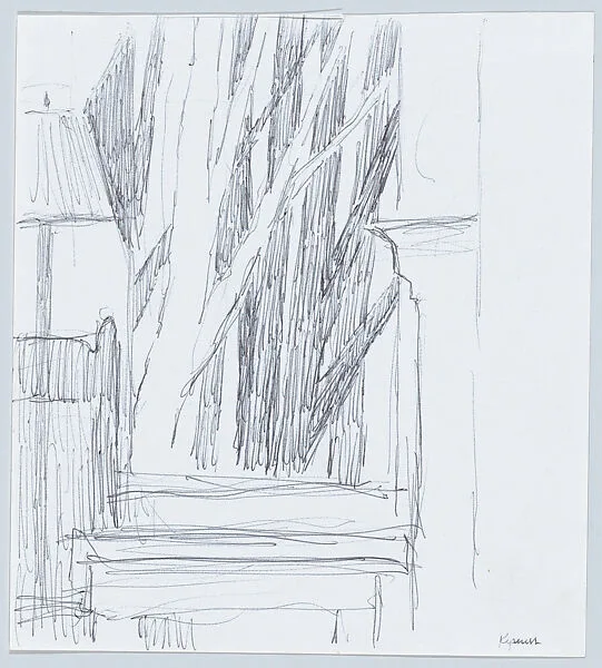 Study for Still life w/chair and standing lamp — Robert Kipniss