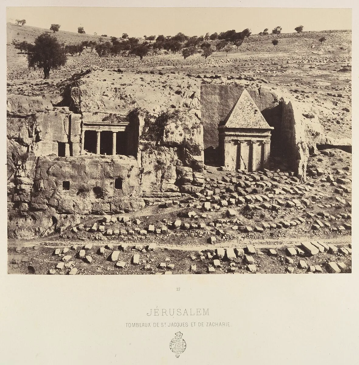 Jérusalem. Tombeaux de St Jacques et de Zacharie — Louis de Clercq|H. Jannin|J. Blondeau et Antonin
