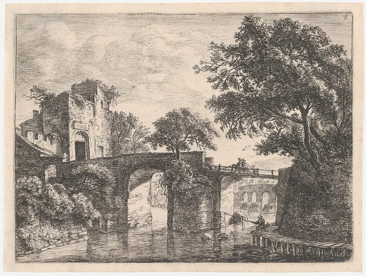 Two Stone Bridges — Anthonie Waterloo