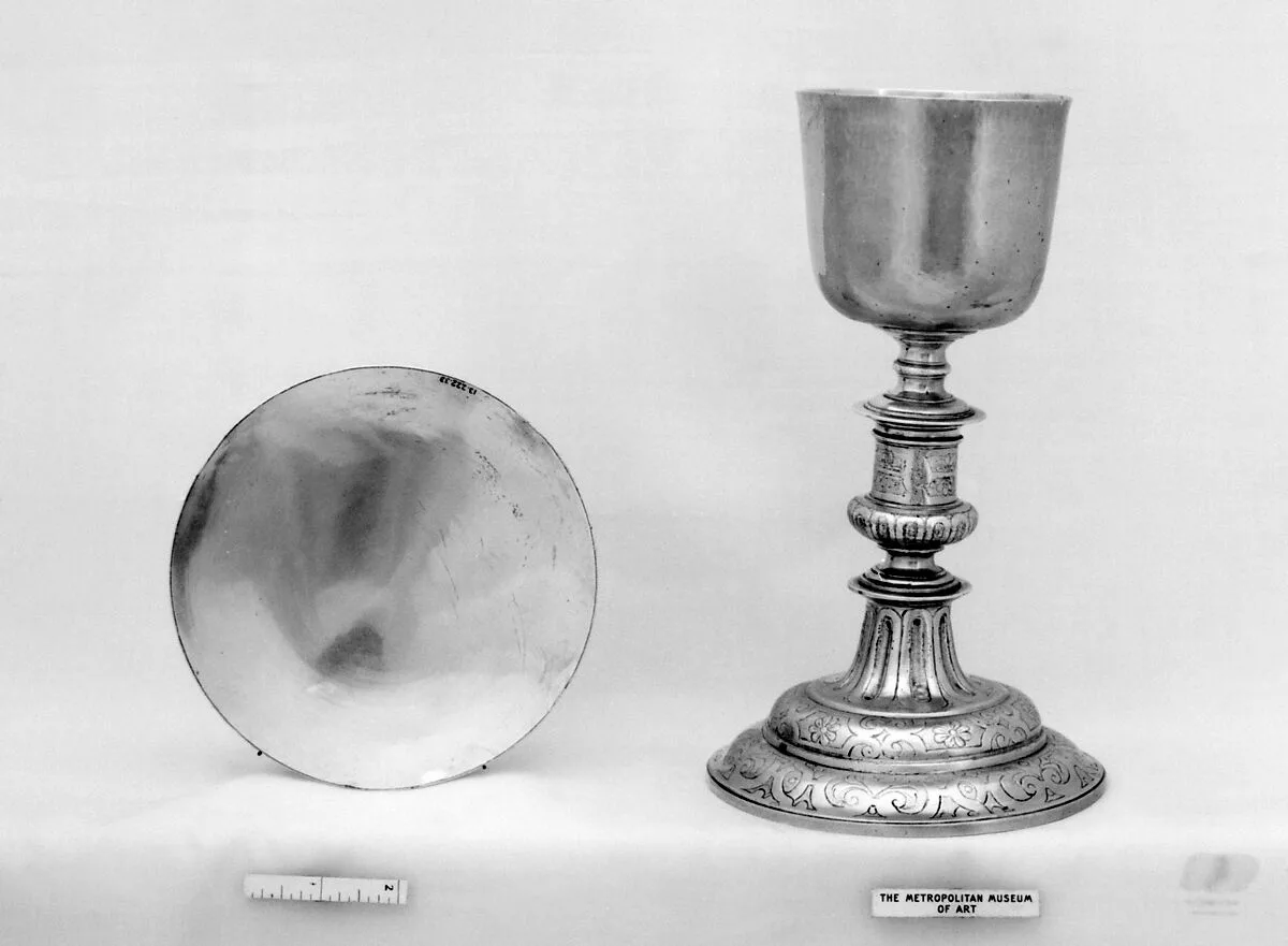 Chalice and paten — Unknown