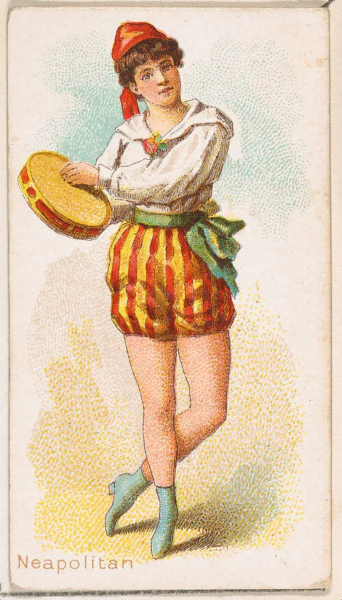 Neapolitan Dancer, from the Dancing Women series (N186) issued by Wm. S. Kimball & Co. — William S. Kimball & Company