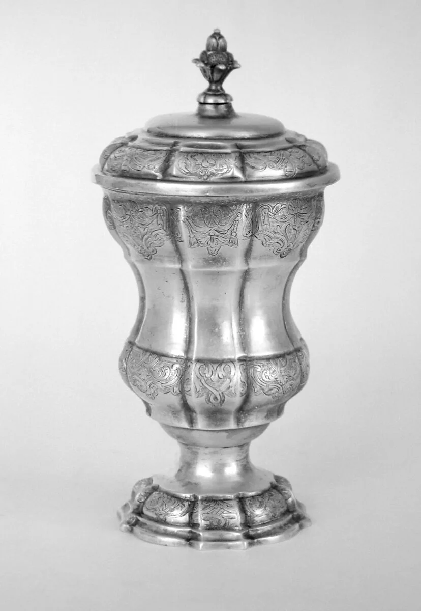 Thistle-shaped cup with cover — Unknown