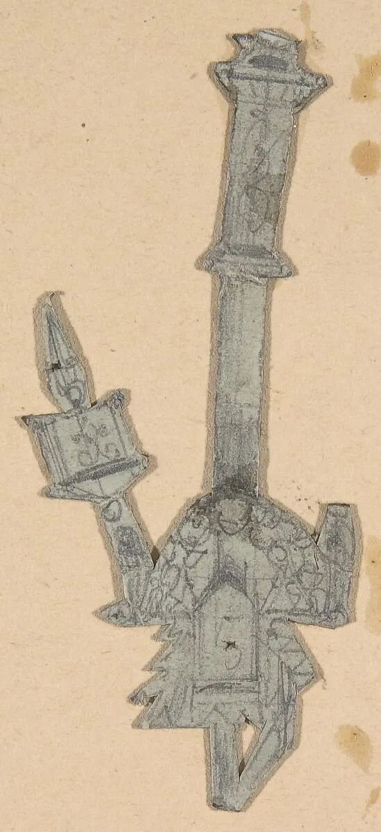 Design for a Stage Set at the Opéra, Paris — Eugène Cicéri