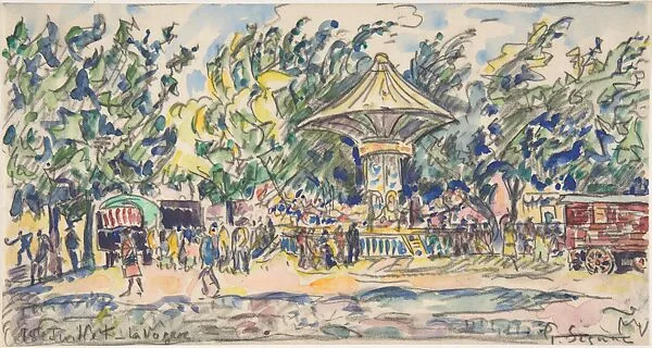 Village Festival (La Vogue) — Paul Signac