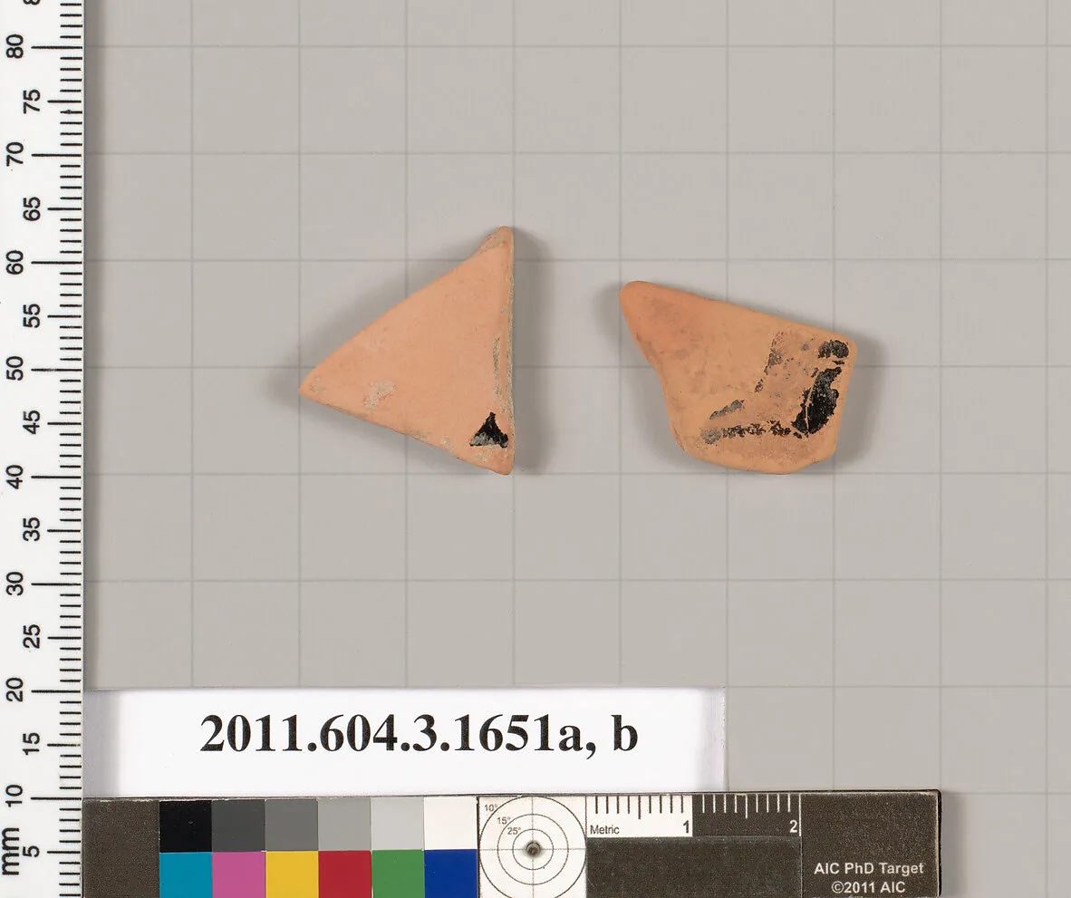Terracotta fragments of kylikes: Band or lip cups (drinking cups) — Unknown