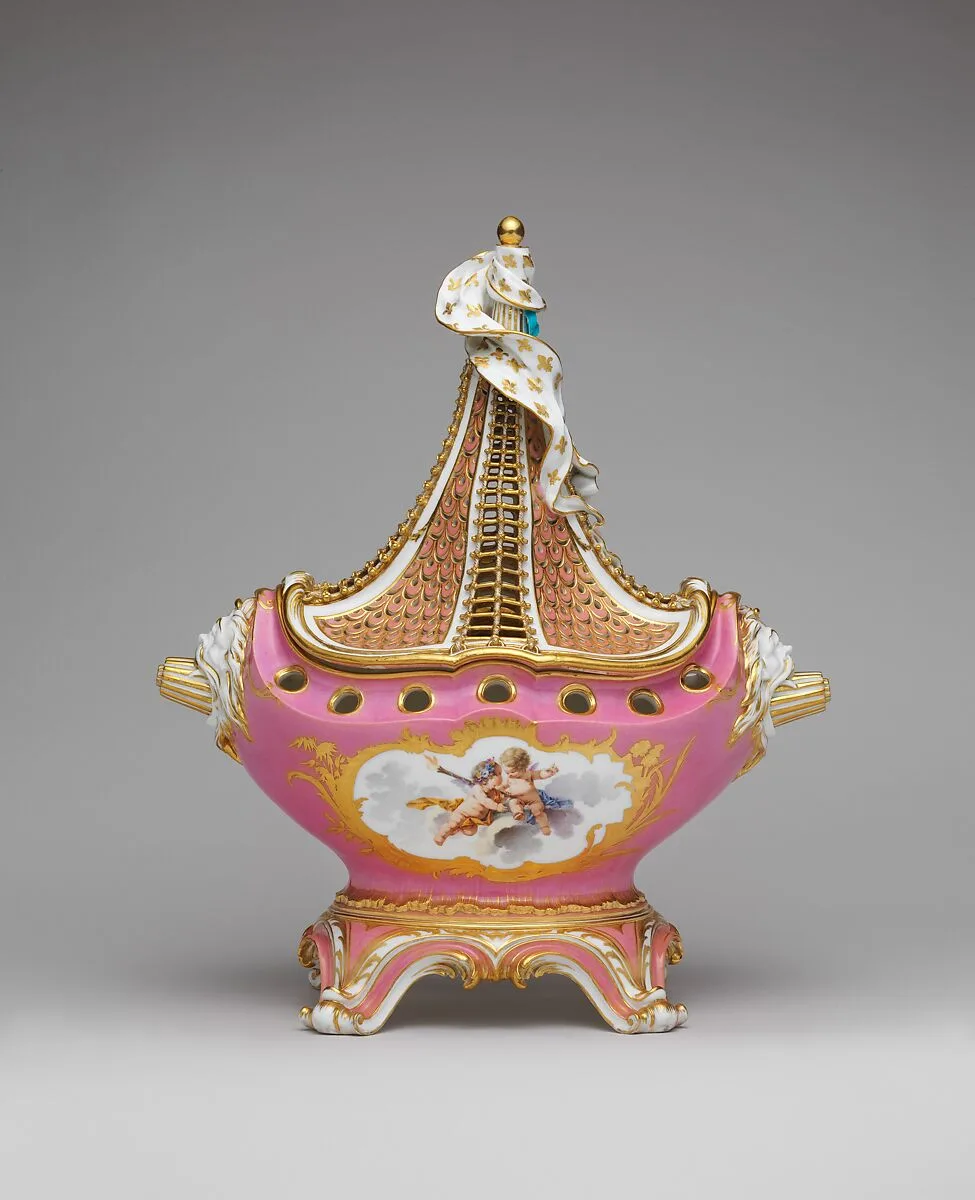 Potpourri vase (pot-pourri à vaisseau) — Sèvres Manufactory|Jean-Claude Duplessis