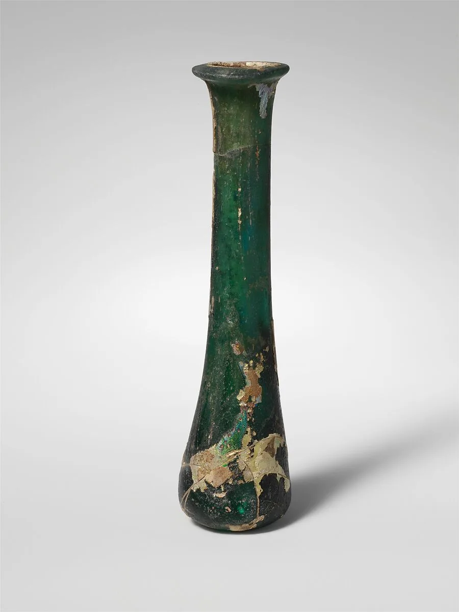 Glass perfume bottle — Unknown