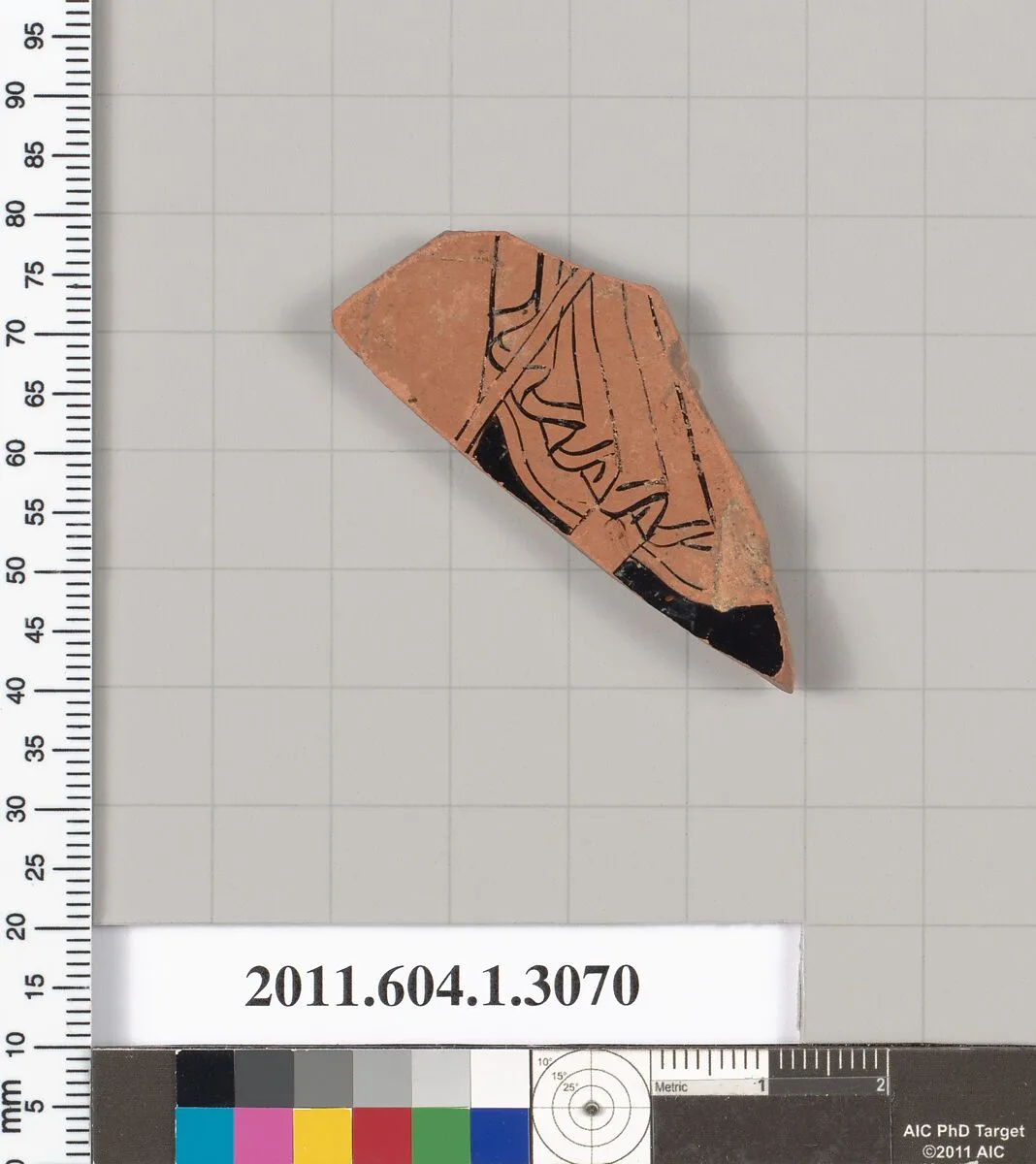 Terracotta fragment of a kylix (drinking cup) — Unknown