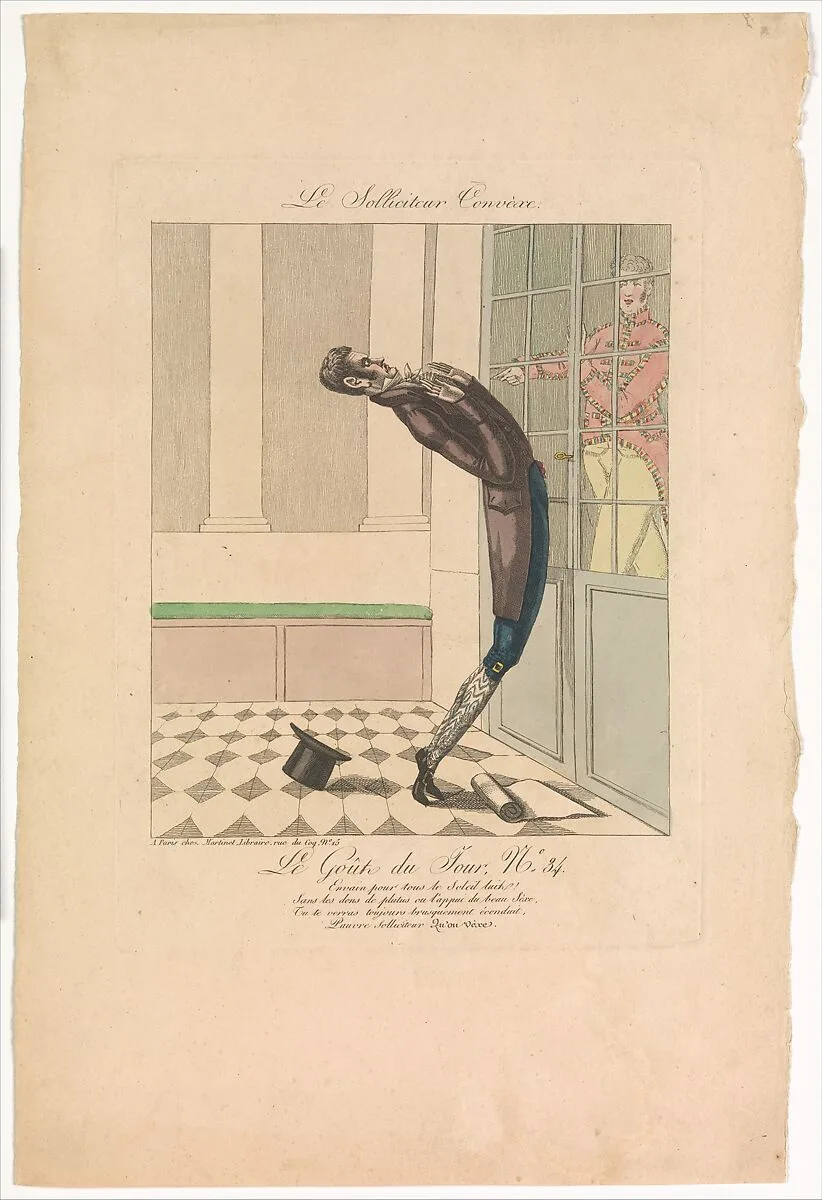 The Convex Petitioner: The Taste of the Day, no. 34 (Le Solliciteur Convèxe: Le Goût du Jour, No. 34) — Aaron Martinet|Anonymous, French, 19th century