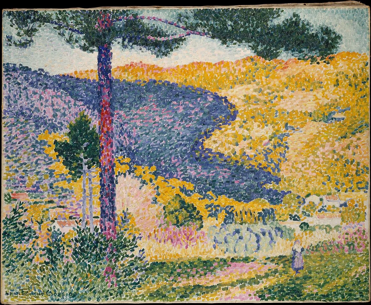 Valley with Fir (Shade on the Mountain) — Henri-Edmond Cross (Henri-Edmond Delacroix)