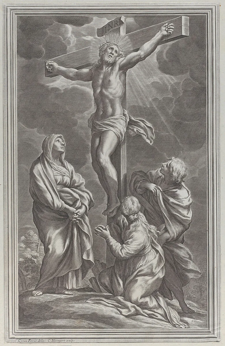 The Crucifixion — Cornelis Bloemaert|Ciro Ferri