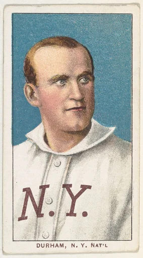 Durham, New York, National League, from the White Border series (T206) for the American Tobacco Company