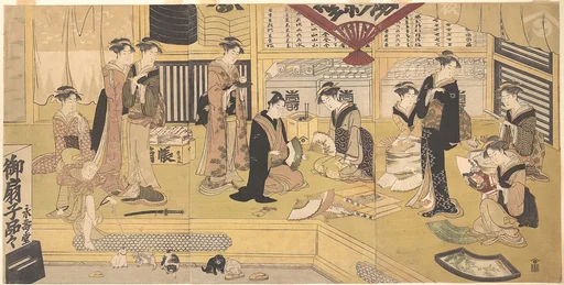 御影堂扇屋図|The Mieidō Fan Shop