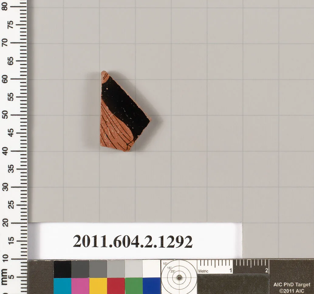 Terracotta fragment of a skyphos (deep drinking cup) — Unknown