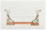 Harold Brown Esq.: Design for a Sleigh Bed — Ogden Codman, Jr.|Ogden Codman, Jr.|Ogden Codman, Jr.