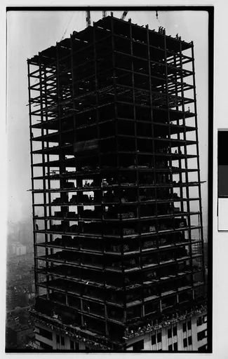 [Chrysler Building Construction, From Roof of Chanin Building, New York City]