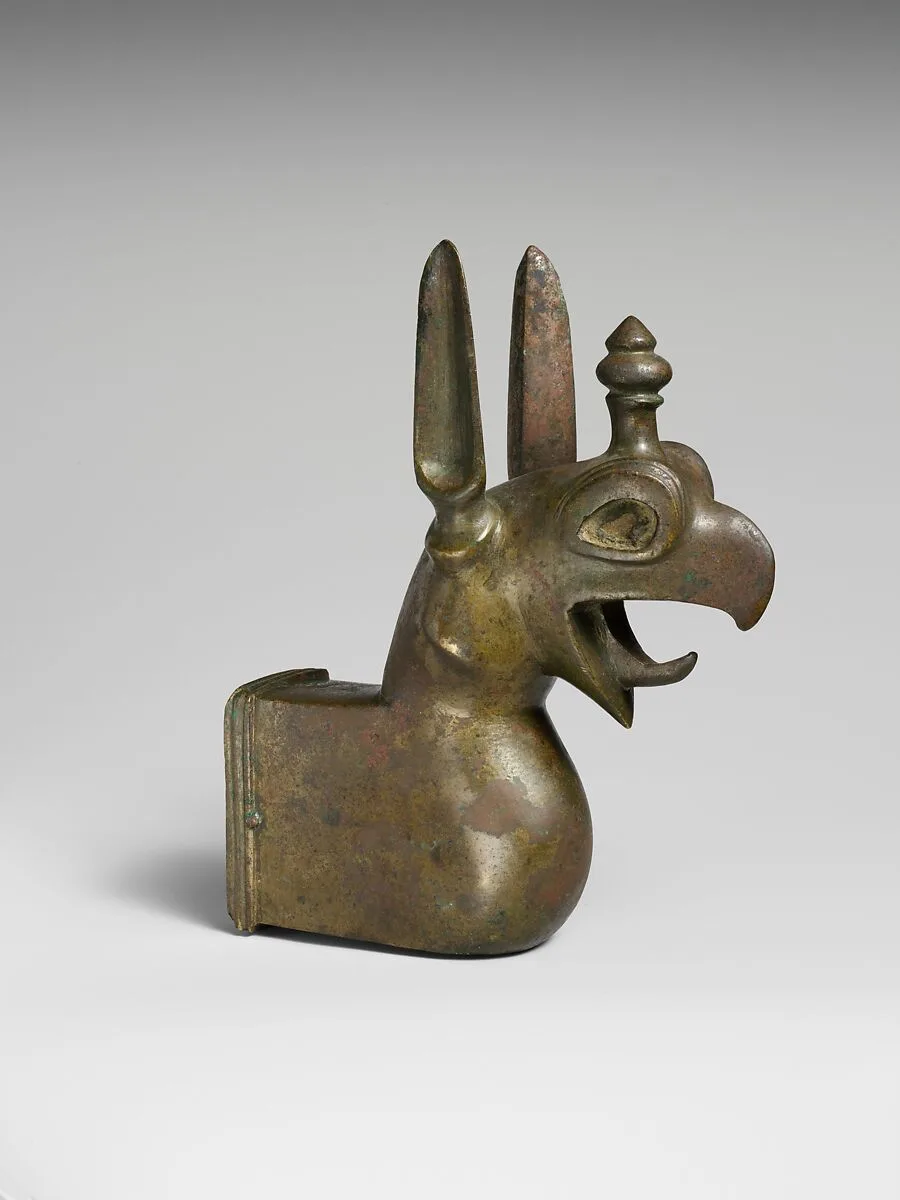 Bronze griffin attachment — Unknown