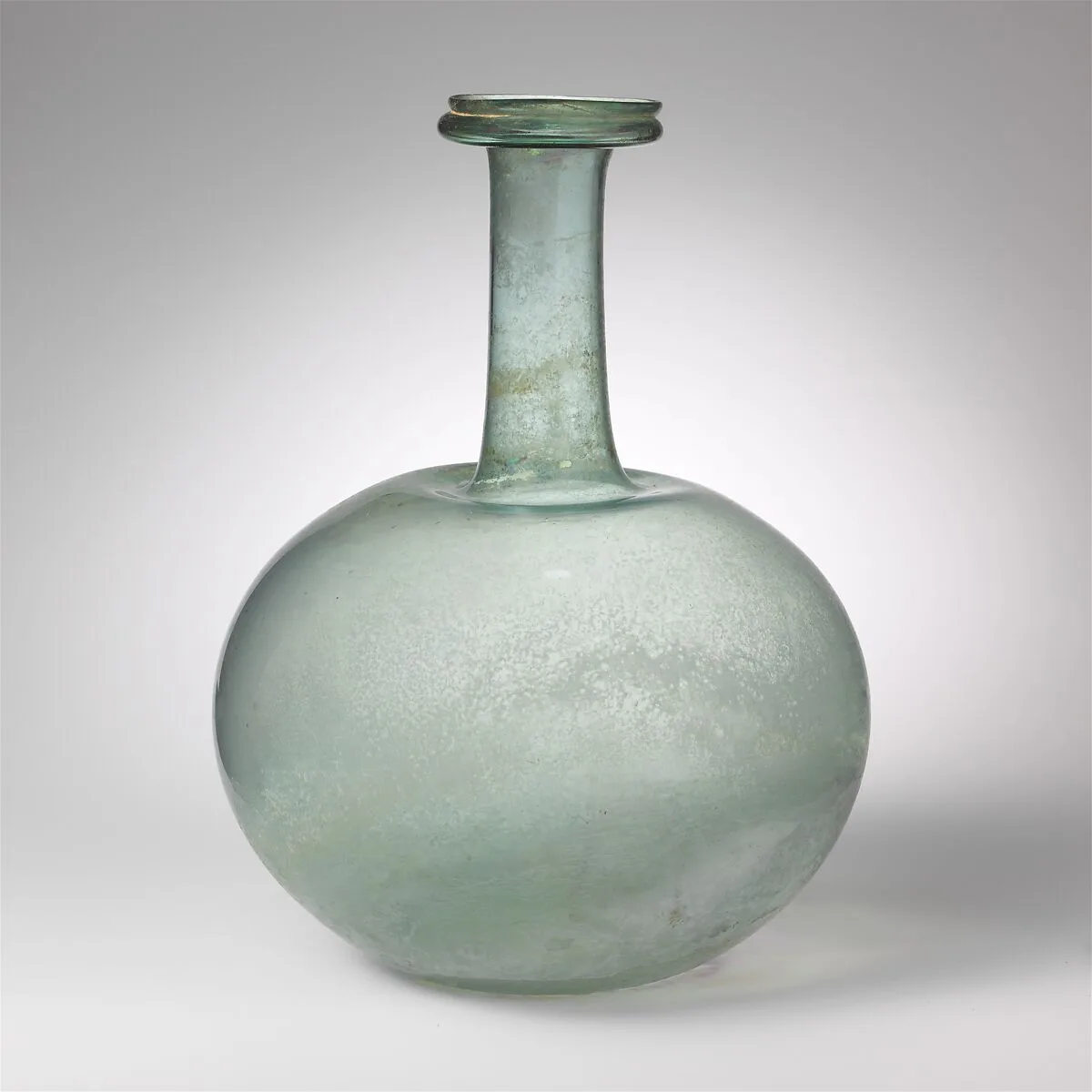 Glass globular bottle — Unknown