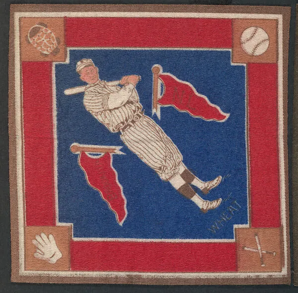 Zach Wheat, Brooklyn, National League from Baseball Players Felt Blanket series (B18) — Unknown