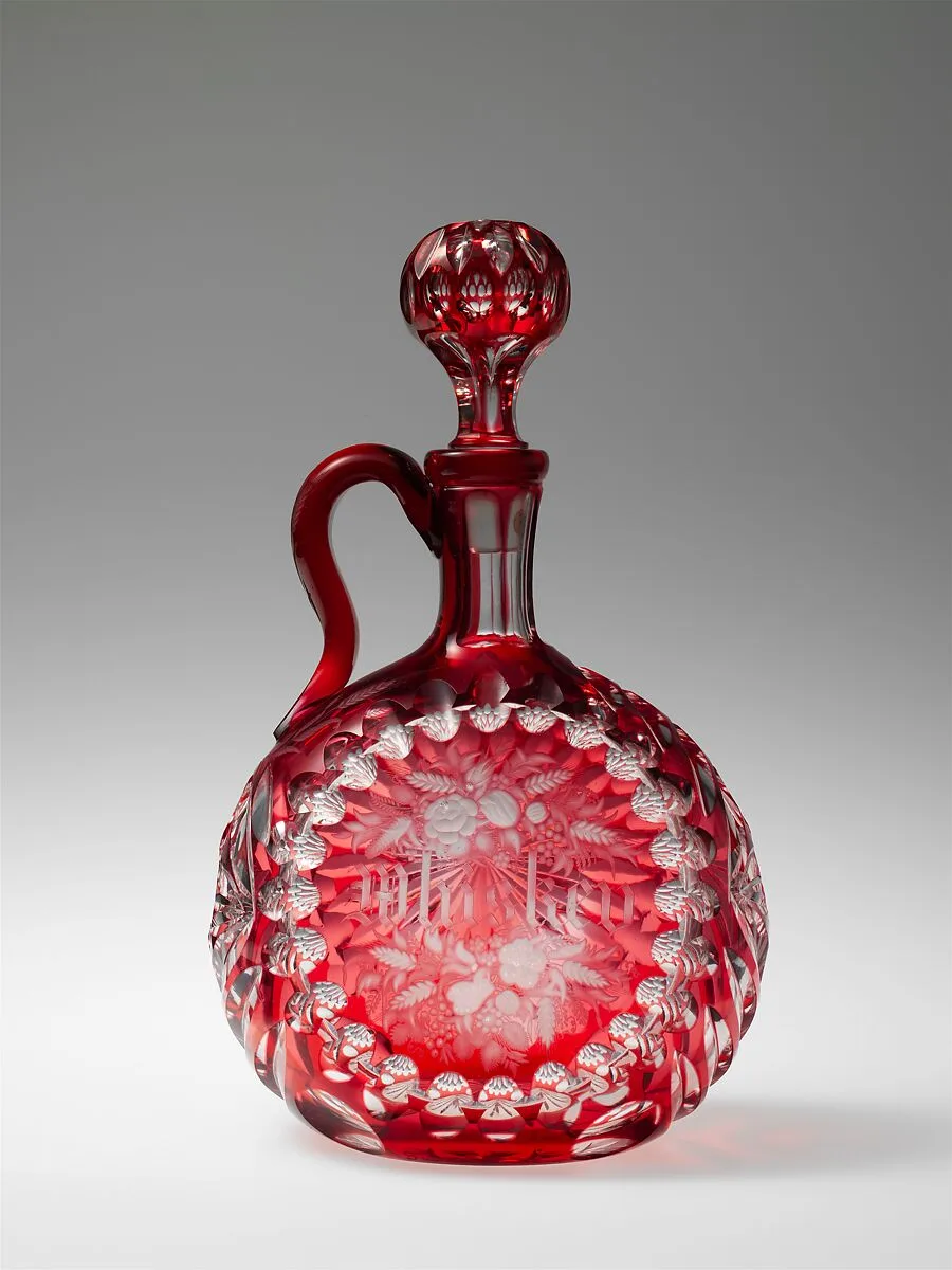 Decanter — George Franklin Lapham|Boston & Sandwich Glass Company