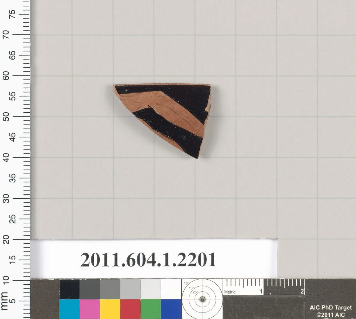 Terracotta rim fragment of a kylix (drinking cup) — Unknown